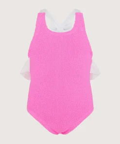 Hunza G Kids - 7-12 Yrs-Kids Lara Swim - Bubblegum