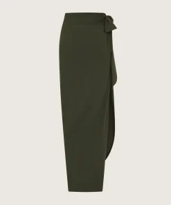 Hunza G Shorts And Skirts|Sarongs-Long Sarong - Khaki