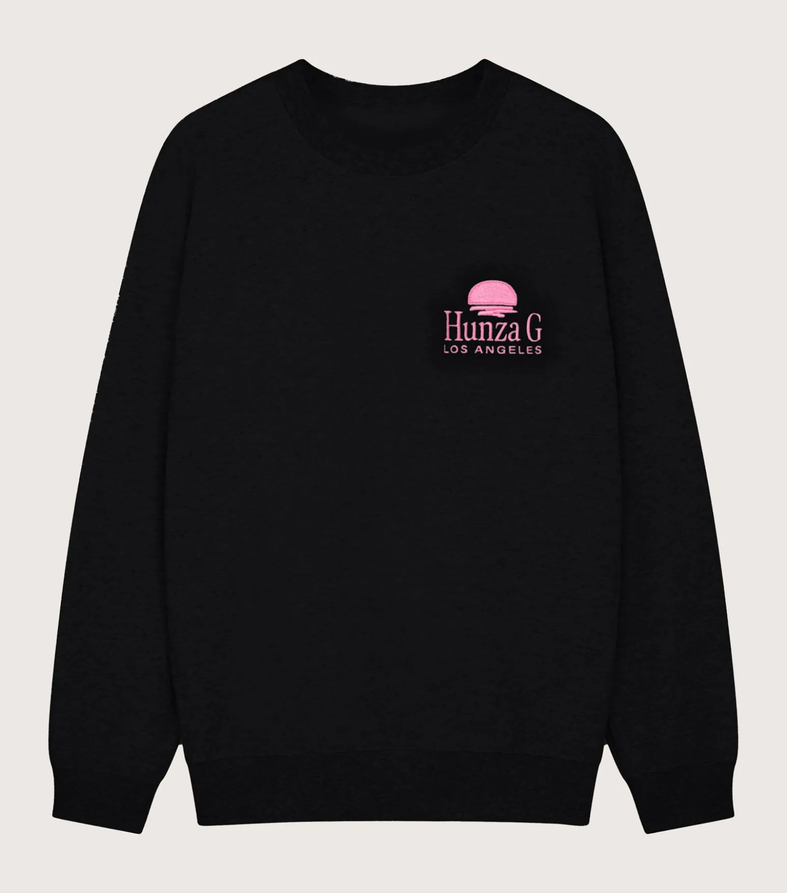 Hunza G Sweats|Shirts And Tops-Los Angeles Sweatshirt - Black
