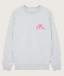 Hunza G Sweats|Shirts And Tops-Los Angeles Sweatshirt - Grey