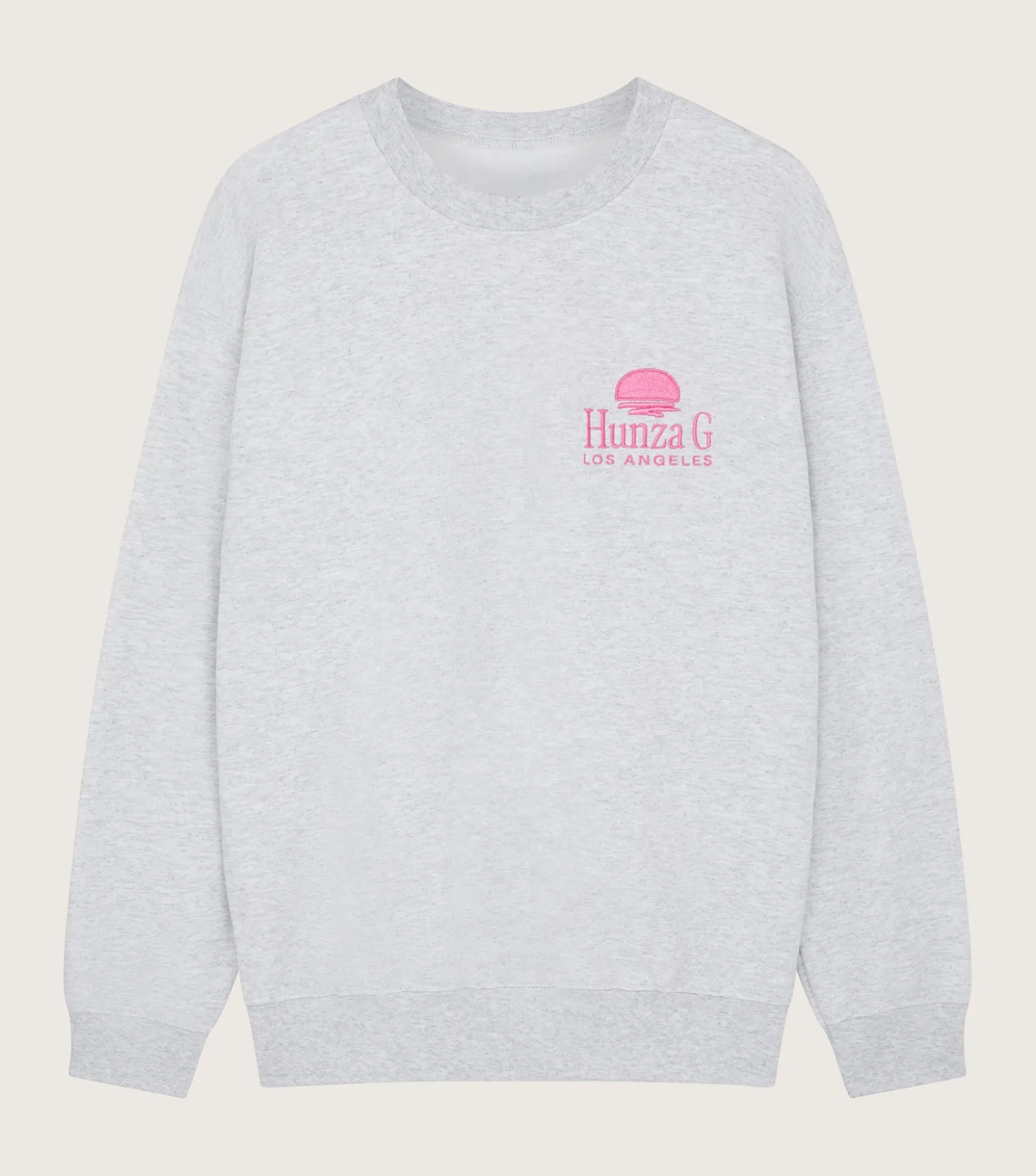 Hunza G Sweats|Shirts And Tops-Los Angeles Sweatshirt - Grey