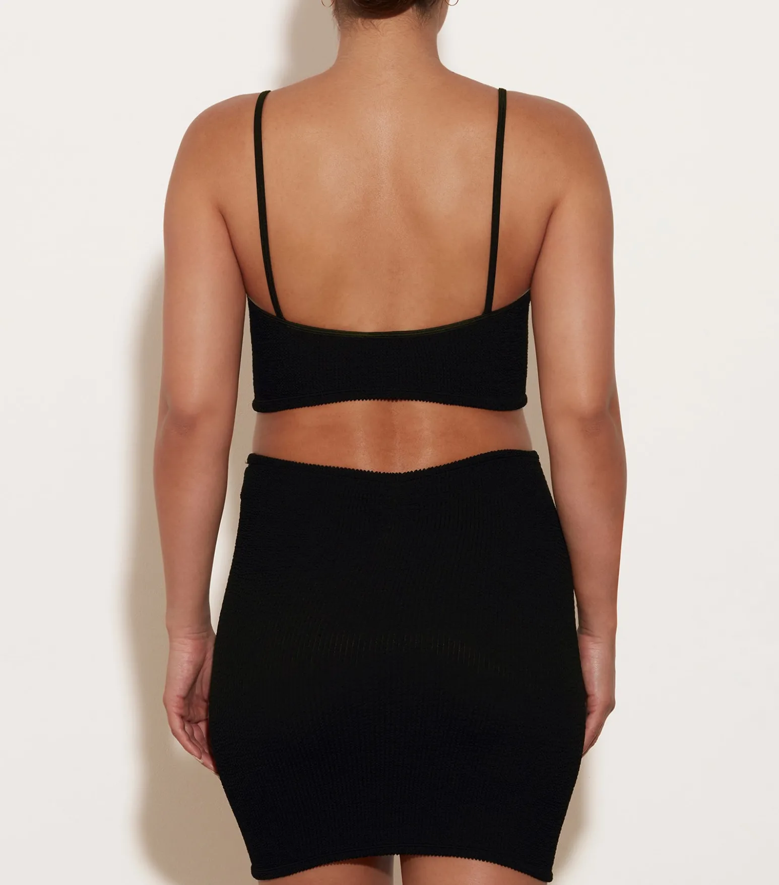 Hunza G Shorts And Skirts-Mini Skirt - Black