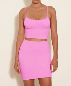 Hunza G Shorts And Skirts-Mini Skirt - Bubblegum