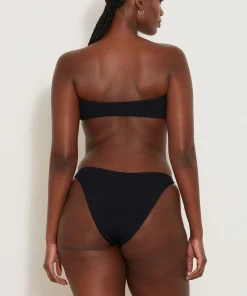 Hunza G Bikini Sets|Bandeau-Nicole Bikini - Black