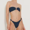 Hunza G Bikini Sets|Bandeau-Nicole Bikini - Space Blue