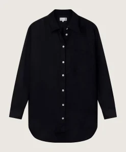Hunza G Shirts And Tops-Oversized Shirt - Black