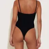 Hunza G Scoop Neck-Petra Swim - Black