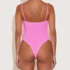 Hunza G Scoop Neck-Petra Swim - Bubblegum