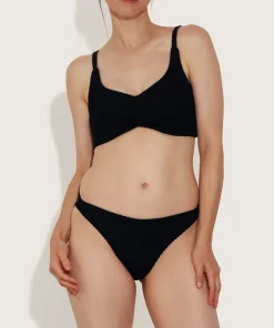 Hunza G Bikini Sets-Post Mastectomy Bikini - Black