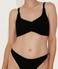 Hunza G Bikini Sets-Post Mastectomy Bikini - Black