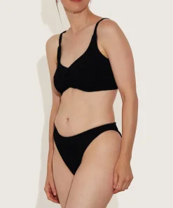 Hunza G Bikini Sets-Post Mastectomy Bikini - Black