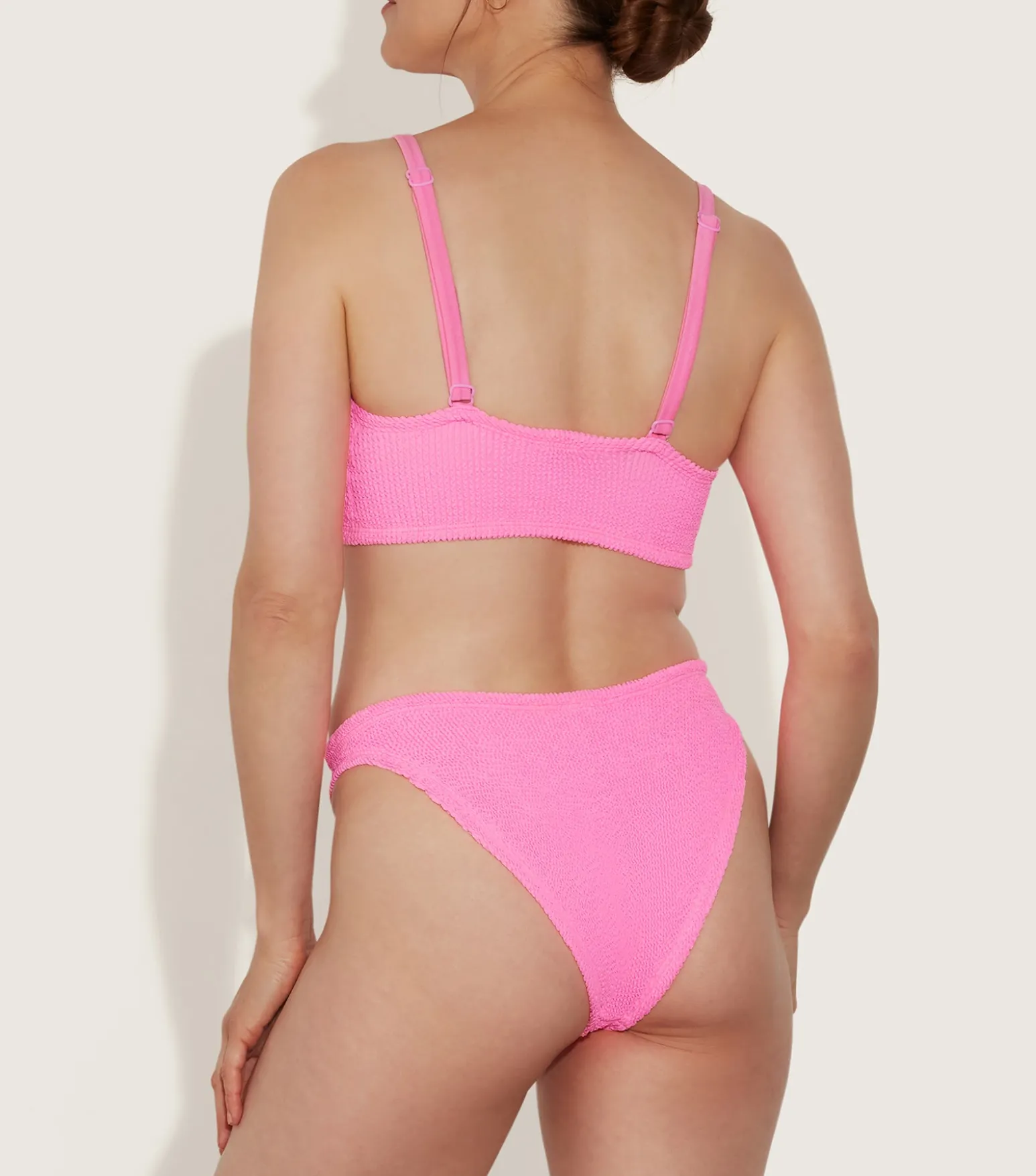 Hunza G Bikini Sets-Post Mastectomy Bikini - Bubblegum