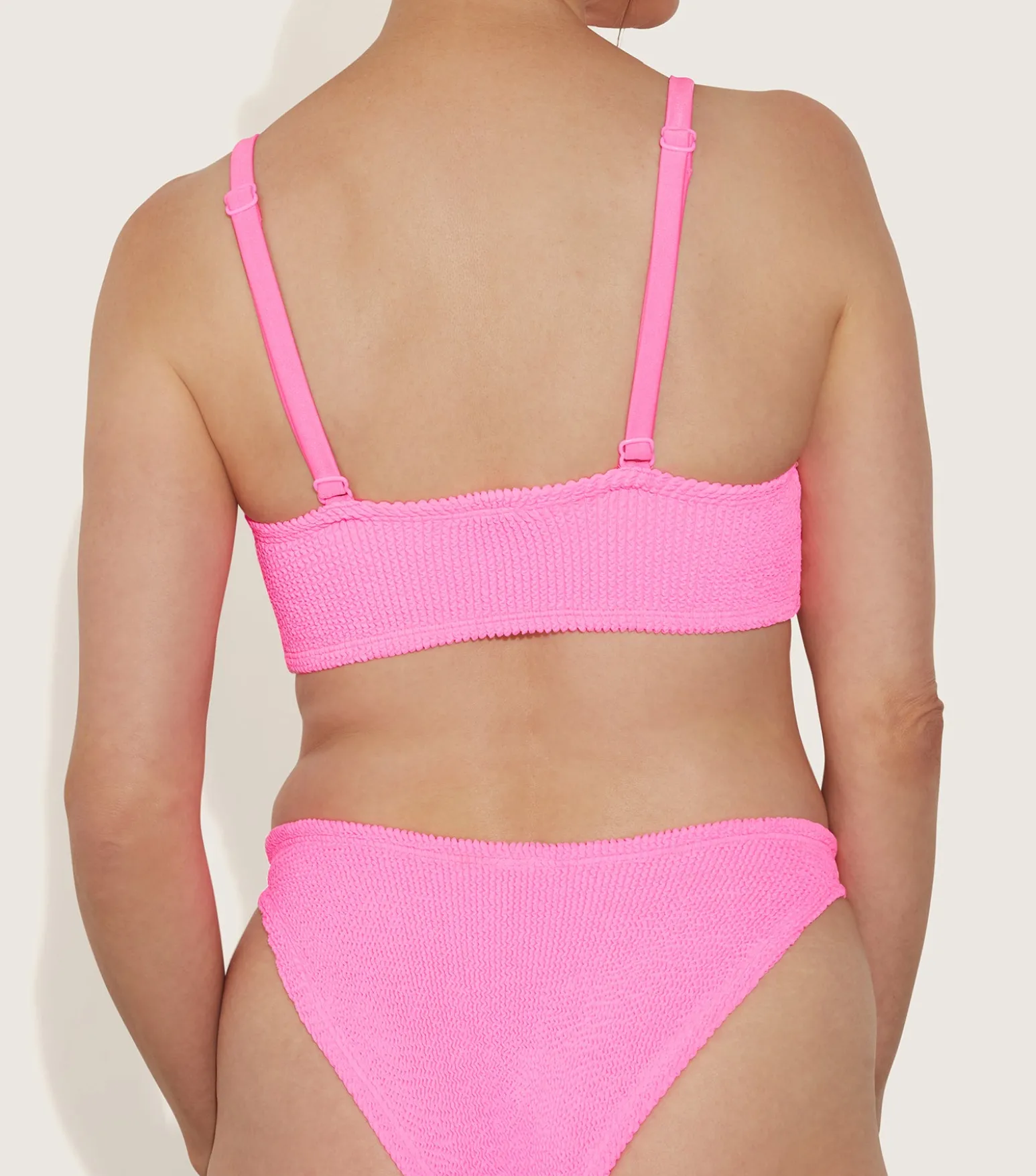 Hunza G Bikini Sets-Post Mastectomy Bikini - Bubblegum