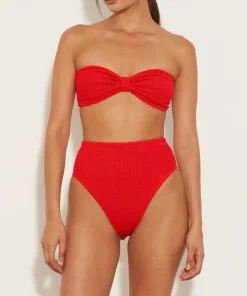 Hunza G Bikini Sets|High-Waisted-Ruby Bikini - Red