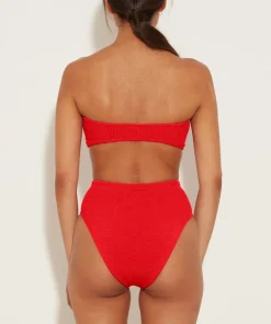 Hunza G Bikini Sets|High-Waisted-Ruby Bikini - Red
