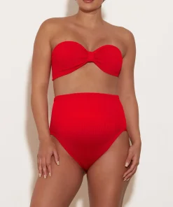 Hunza G Bikini Sets|High-Waisted-Ruby Bikini - Red