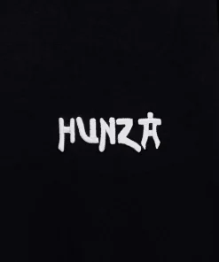 Hunza G Sweats|Shirts And Tops-80s Logo Sweatshirt - Black