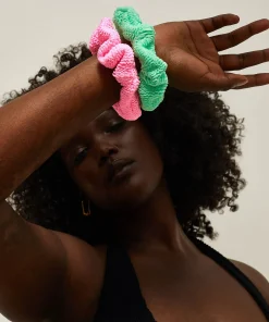 Hunza G Scrunchies-Scrunchie - Lime