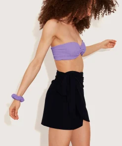 Hunza G Shorts And Skirts|Sarongs-Short Sarong - Black