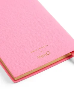 Hunza G Notebooks-Smythson X Chelsea Notebook - Bubblegum