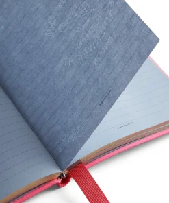 Hunza G Notebooks-Smythson X Chelsea Notebook - Bubblegum