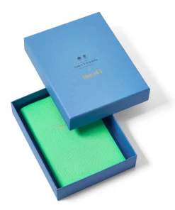 Hunza G Notebooks-Smythson X Chelsea Notebook - Lime