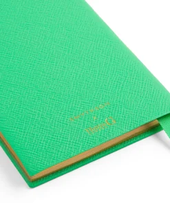 Hunza G Notebooks-Smythson X Chelsea Notebook - Lime