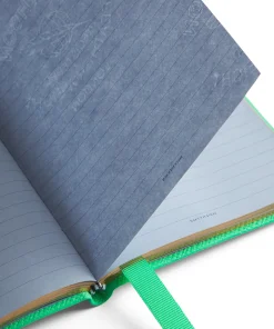 Hunza G Notebooks-Smythson X Chelsea Notebook - Lime
