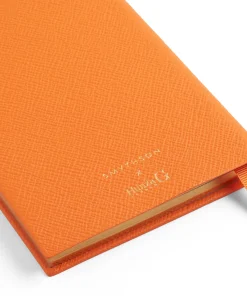 Hunza G Notebooks-Smythson X Chelsea Notebook - Orange