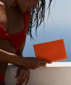 Hunza G Notebooks-Smythson X Chelsea Notebook - Orange