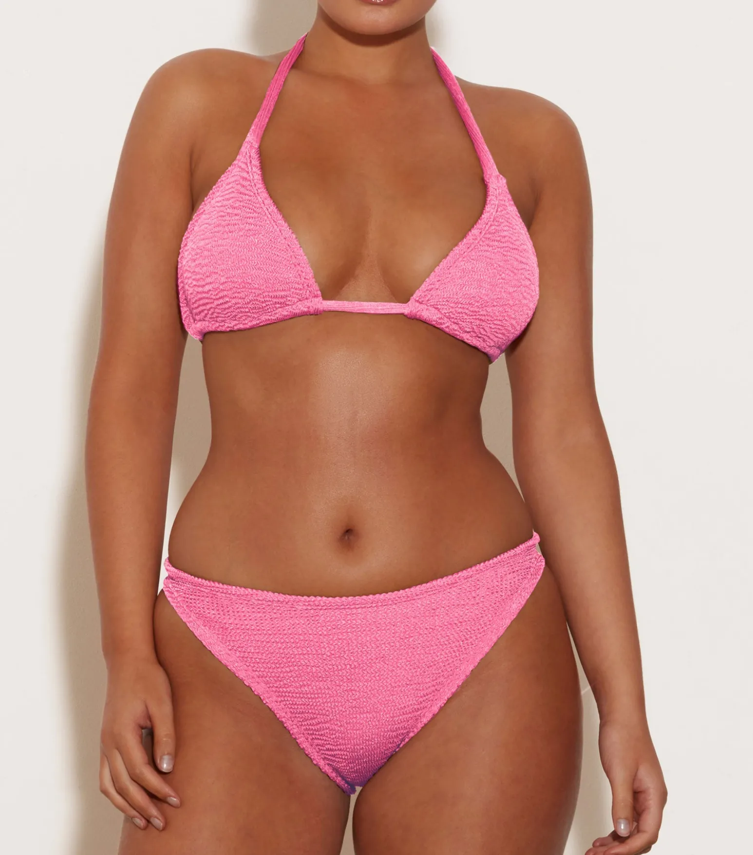 Hunza G Triangle|Bikini Sets-Tammy Bikini - Bubblegum
