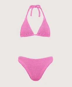 Hunza G Triangle|Bikini Sets-Tammy Bikini - Bubblegum