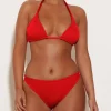 Hunza G Triangle|Bikini Sets-Tammy Bikini - Red