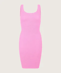Hunza G Dresses-Tank Dress - Bubblegum