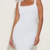 Hunza G Dresses-Tank Dress - White