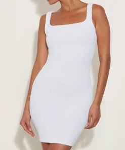 Hunza G Dresses-Tank Dress - White