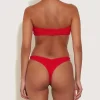 Hunza G Bikini Sets|Bandeau-Tina Bikini - Red
