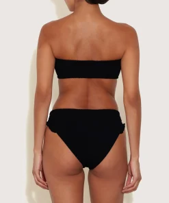Hunza G Bikini Sets-Tracey Frill Bikini - Black