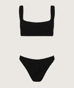 Hunza G Bikini Sets|Bralette-Xandra Bikini - Black
