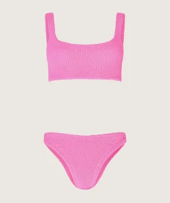 Hunza G Bikini Sets|Bralette-Xandra Bikini - Bubblegum