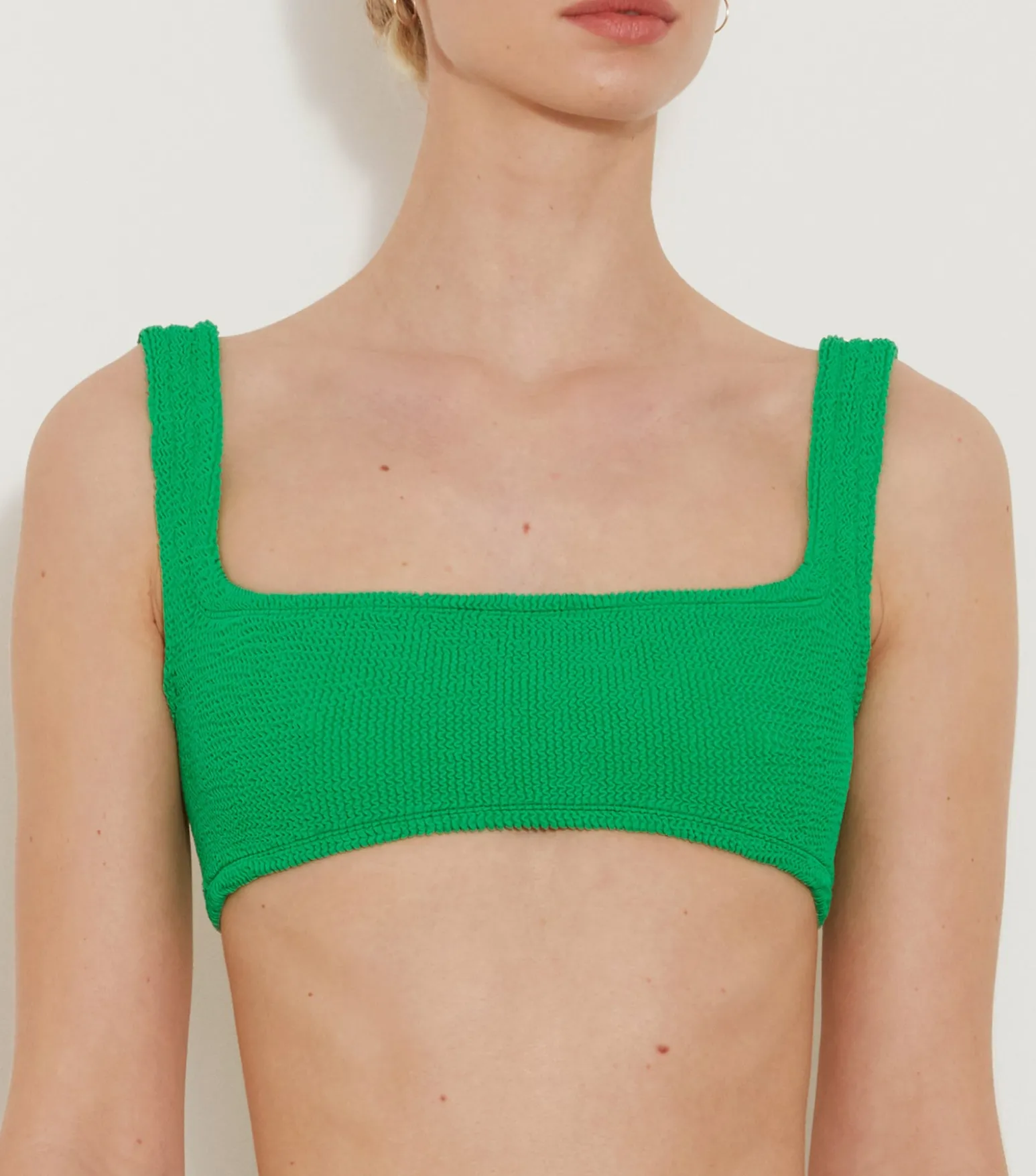 Hunza G Separates|Bralette-Xandra Bikini Top - Emerald